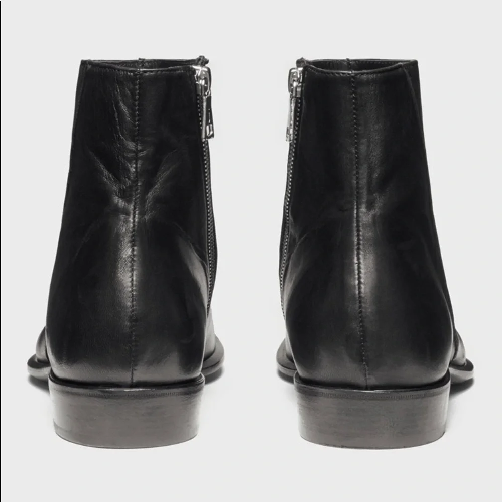 John Varvatos collection lewis slant zip Boot. Size 11 - Picture 8 of 11